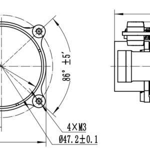 1535nm Laser Rangefinder Module 9500m SFB9500A
