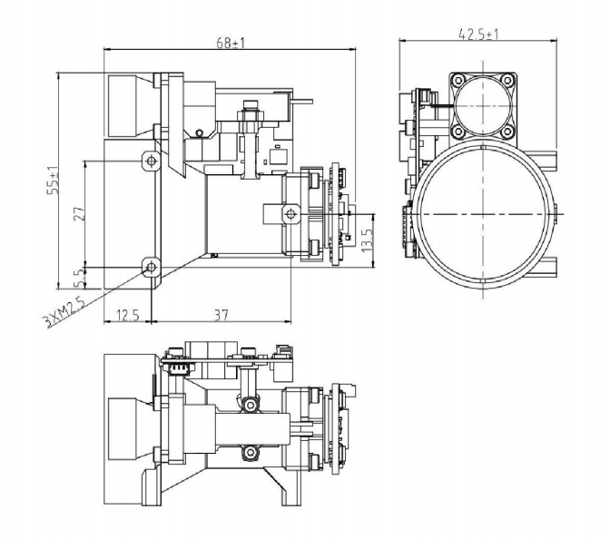 1535nm Laser Rangefinder Module 8000m SFB8000A