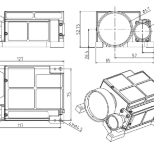 1535nm Laser Rangefinder Module 18000m SFB18000A