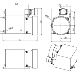 1535nm Laser Rangefinder Module 20000m SFB20000A