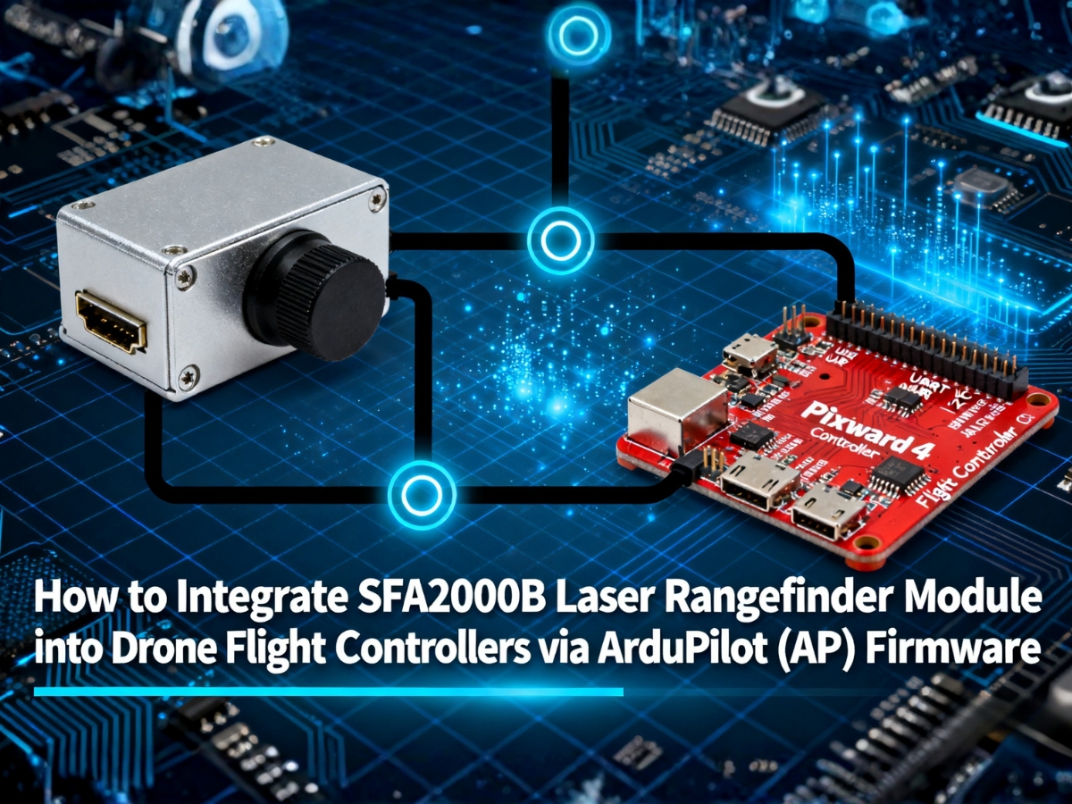 How to Integrate SFA2000B Laser Rangefinder Module into Drone Flight Controllers via ArduPilot (AP) Firmware
